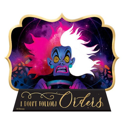 Mini Hanging Sign - Villains Cruella