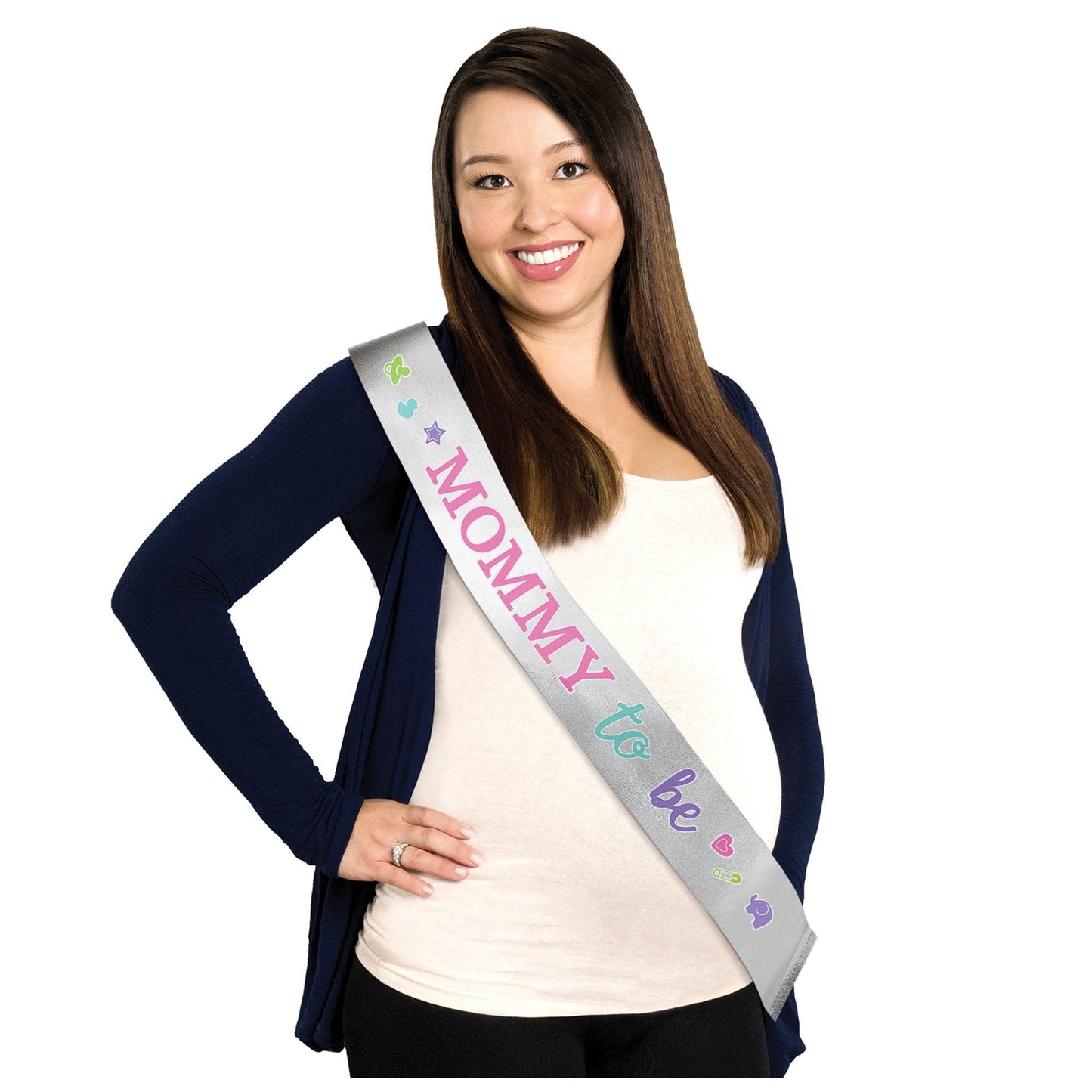 Mom - to - Be Foil Sash