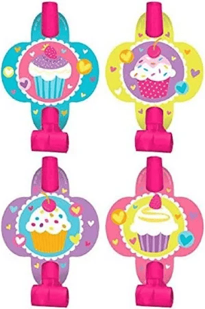 Party Blowers - Cupcake (8ct)