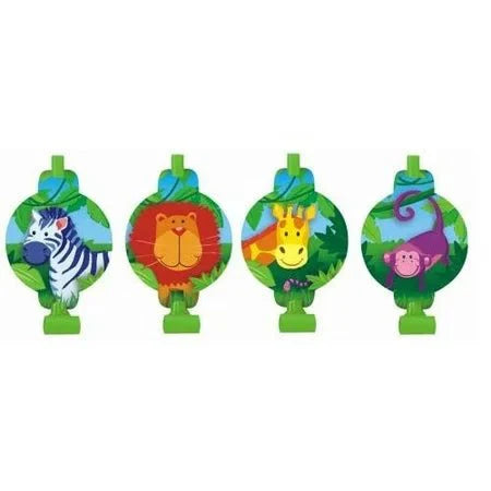 Party Blowers - Jungle Animals (8ct)