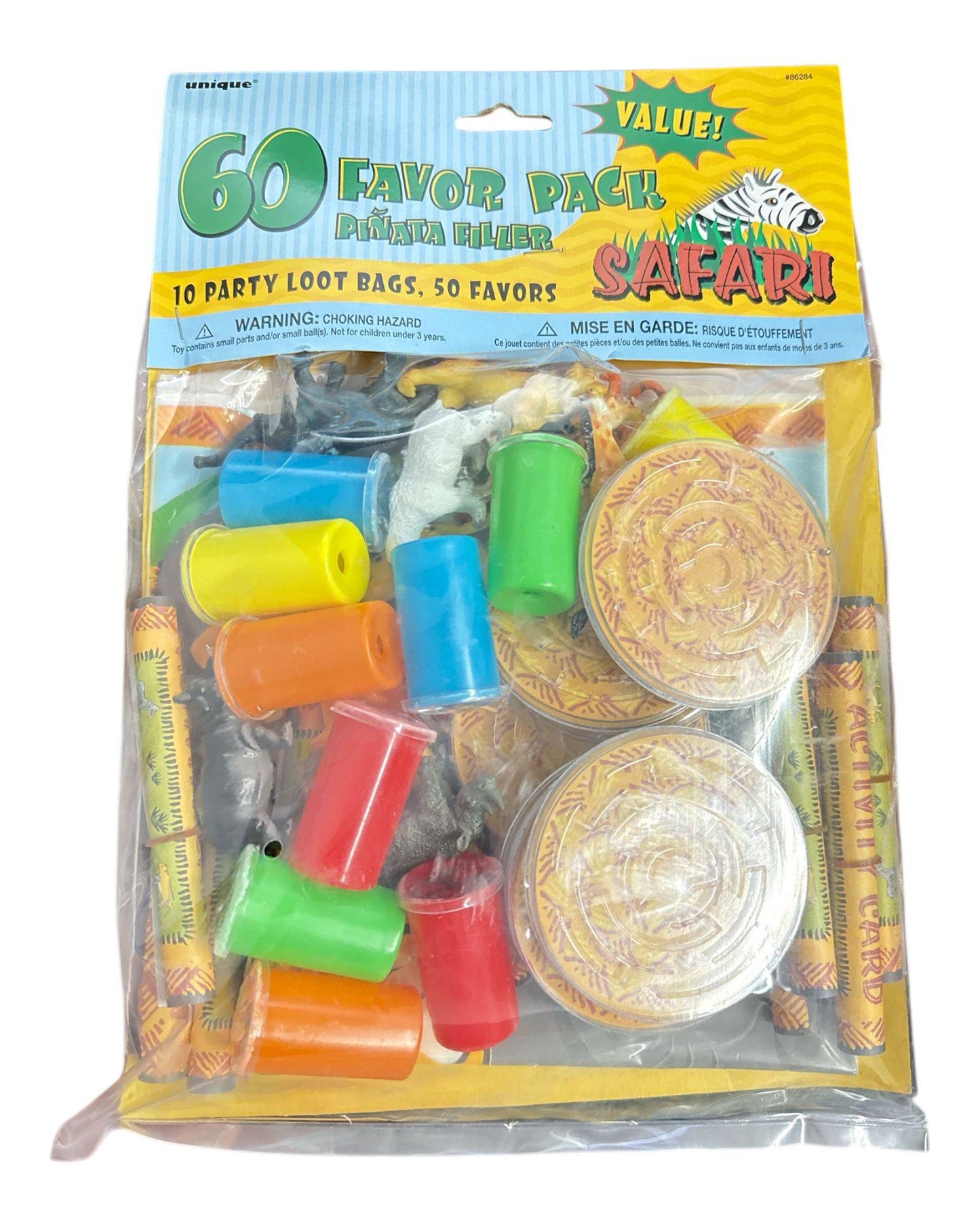 Party Favors Value Pack - Safari (60ct)