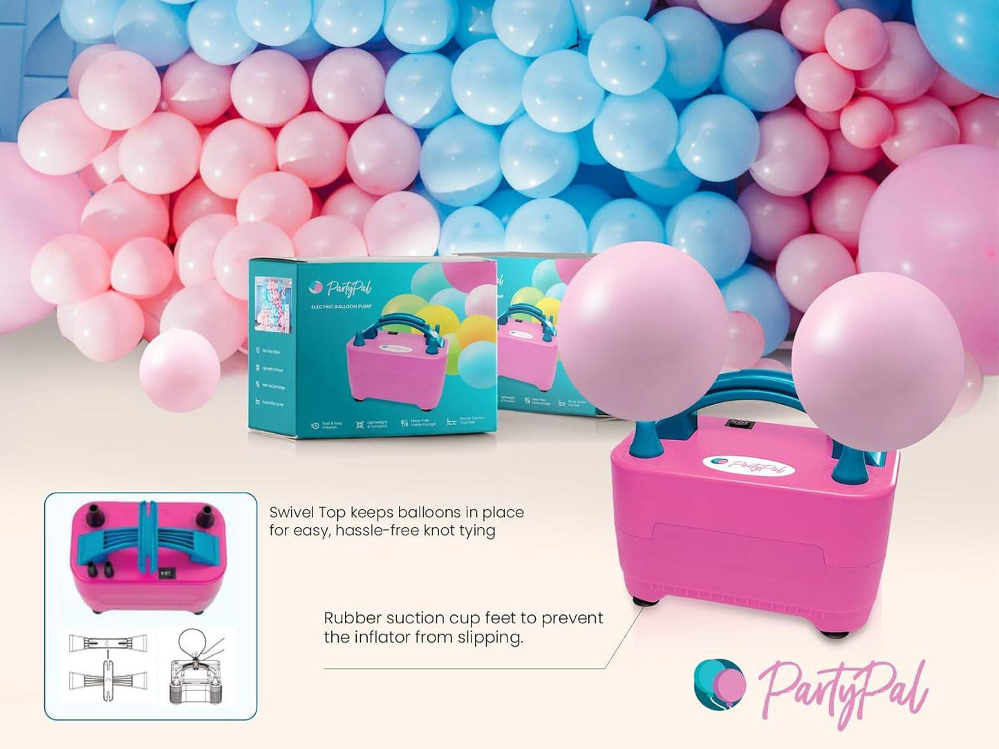 PartyPal Electric Balloon Pump