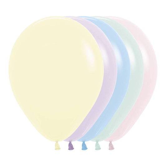 Pastel Matte Assorted Latex - Sempertex