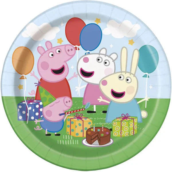Peppa Pig Plate 7" Plates 8ct - Unique