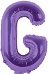 16" Balloon Letters - Purple - Party America
