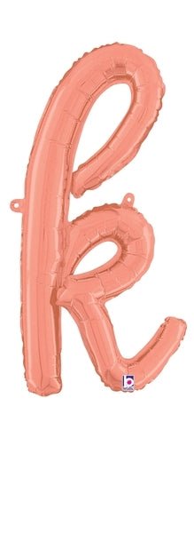 Script Letter K - Rose Gold