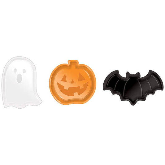 Serving Dishes - Pumpkin/Ghost/Bat (3ct) - Amscan
