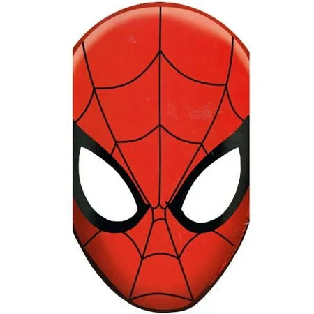 Spider - Man Webbed Wonder Paper Mask 8ct - Amscan