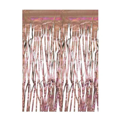 Straight Foil Door Curtains - QBC
