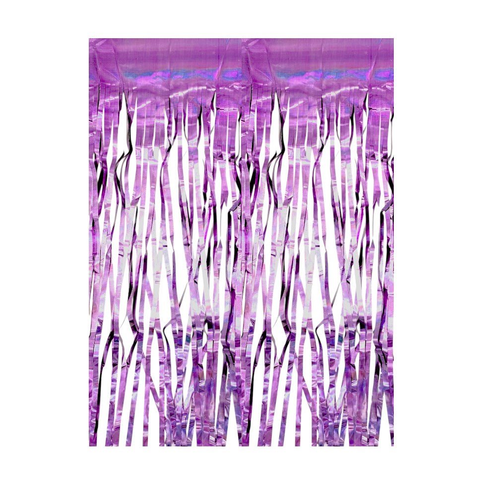 Straight Foil Door Curtains - QBC