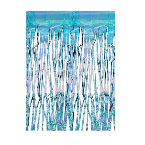 Straight Foil Door Curtains - QBC