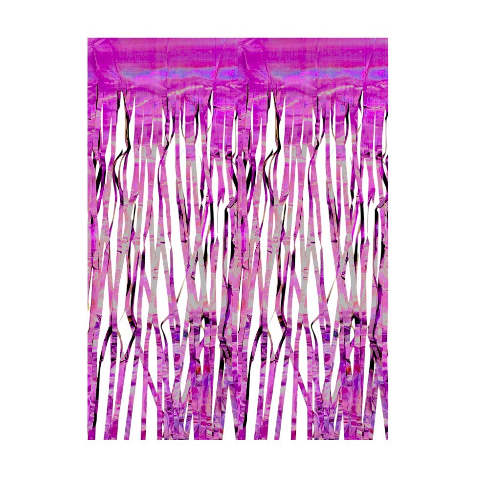 Straight Foil Door Curtains - QBC