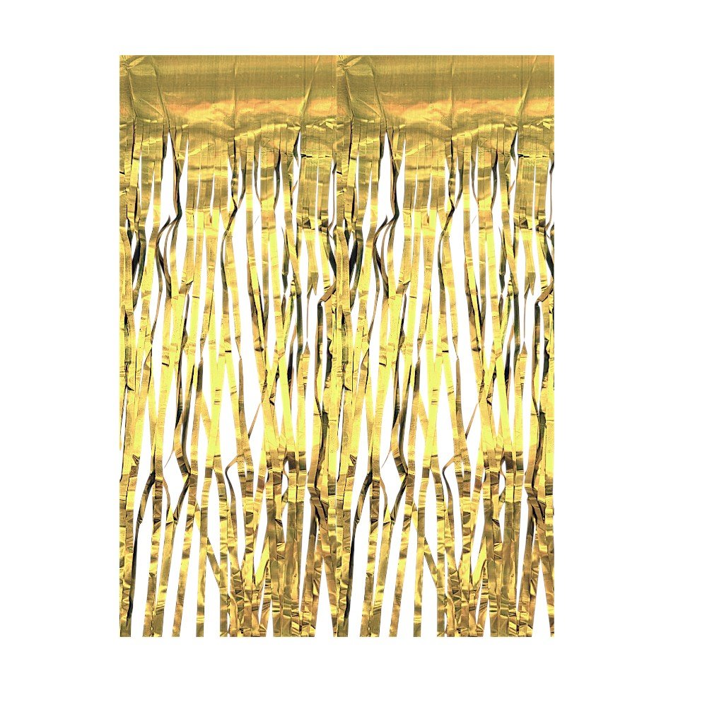Straight Foil Door Curtains - QBC