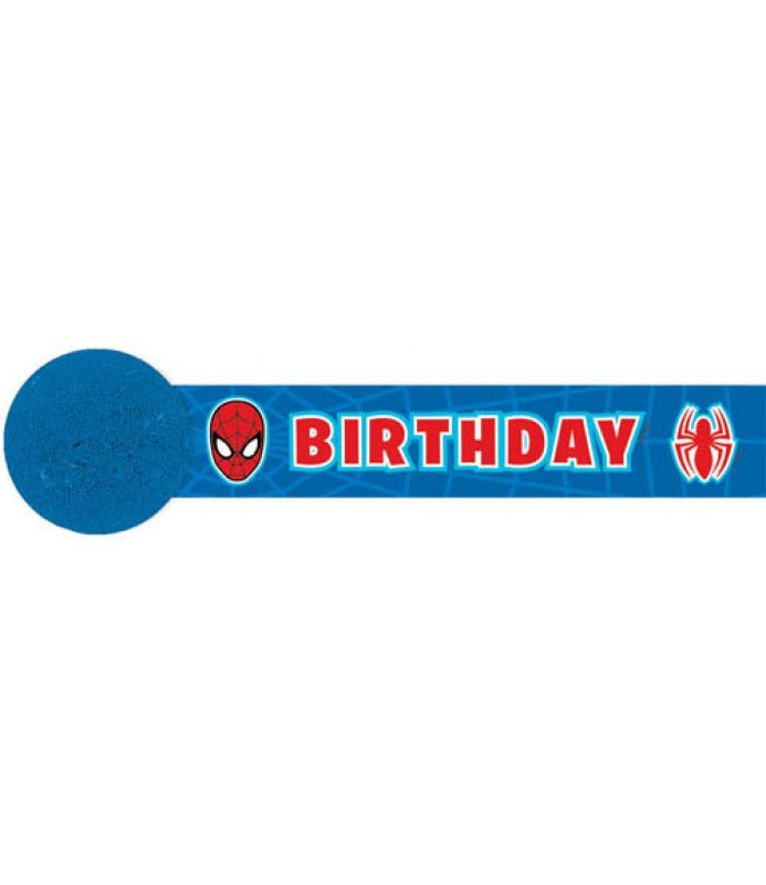 Ultimate Spider - Man Crepe Paper Streamer (30ft)